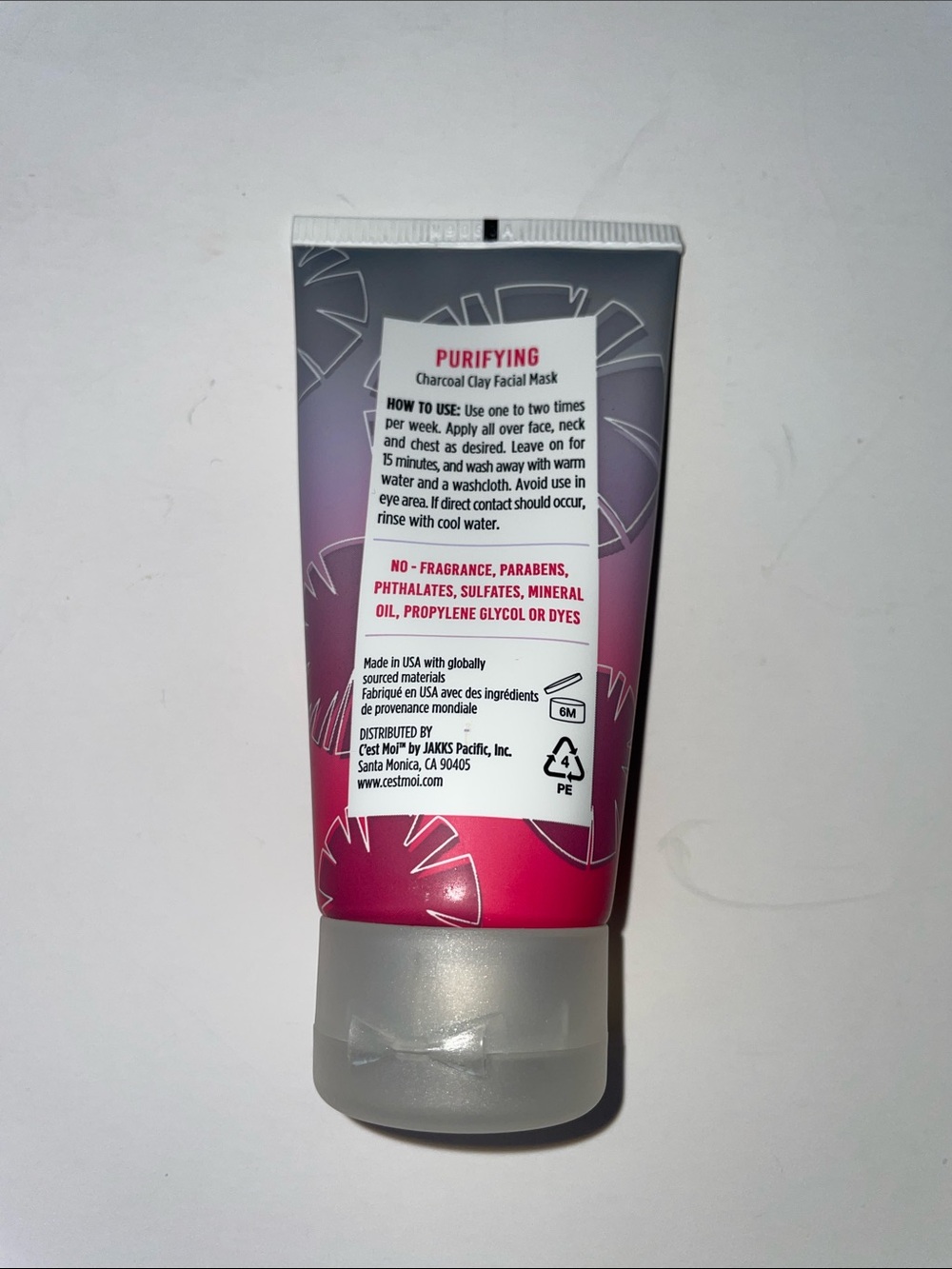 NIB C'EST MOI Purifying Charcoal Clay Facial Mask. - Picture 3 of 6